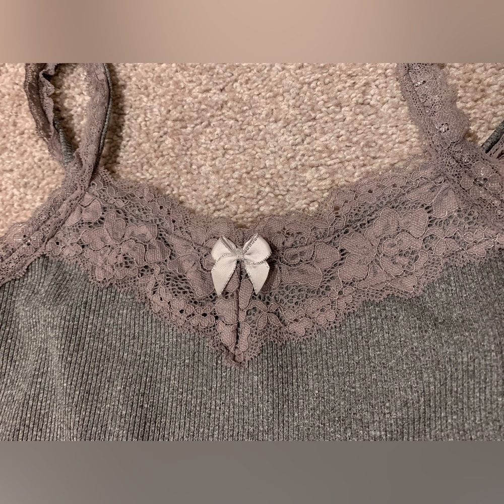Gray Mini Tank Top - Picture 2 of 2
